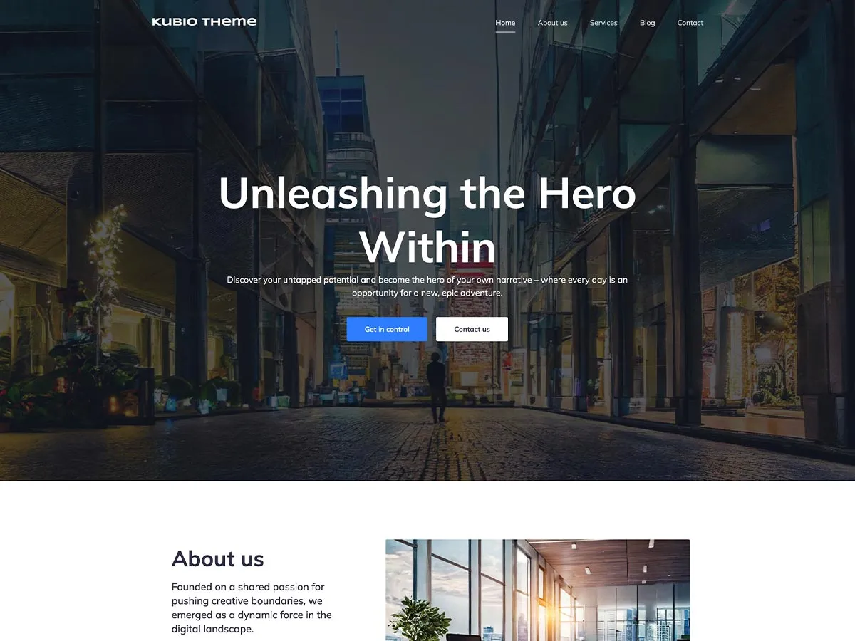 陈列展示型网站模板