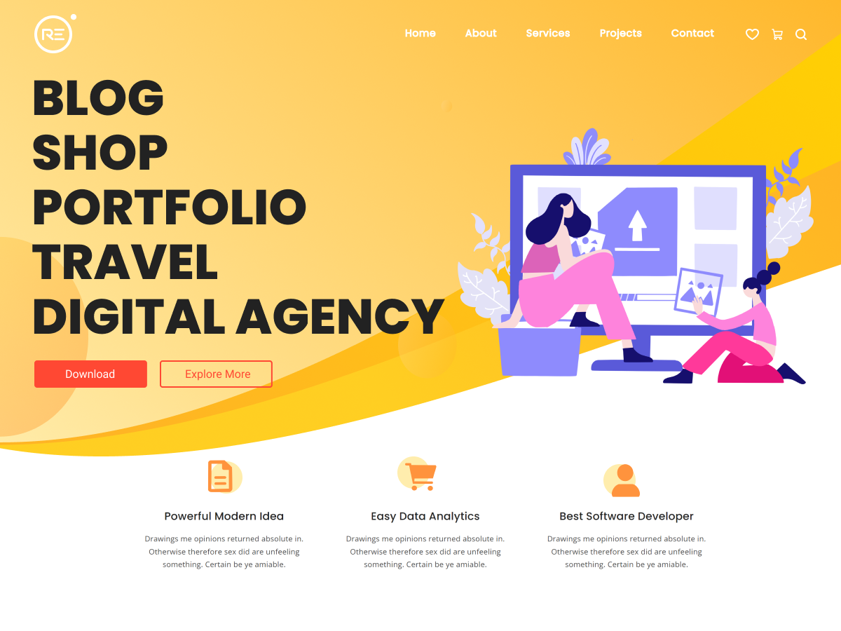 卫浴品牌网站模板